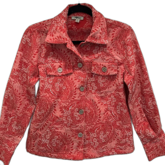 J Bee Vintage Floral Jacket - Size Small - Picture 1 of 7